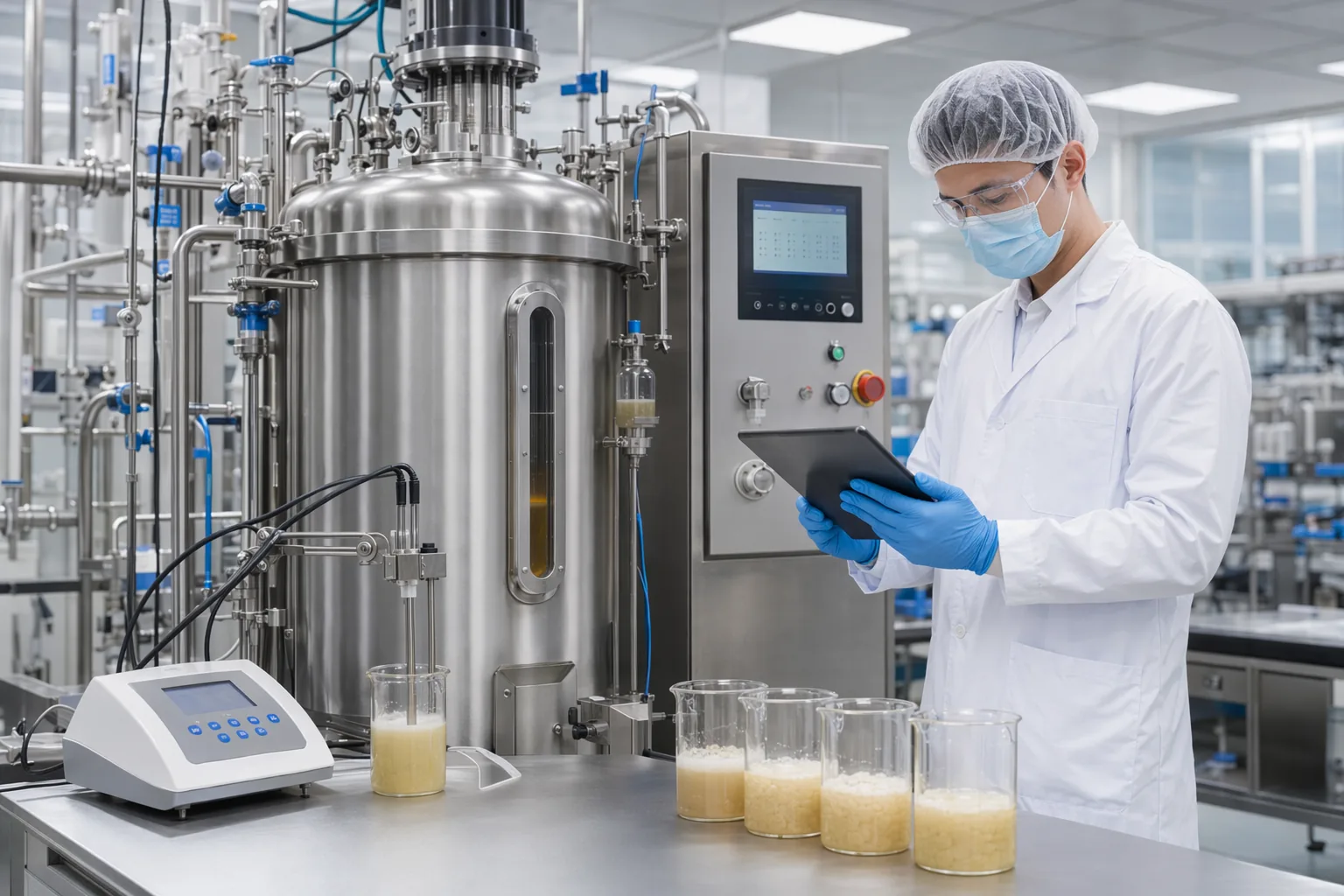 Fordøjelsesenzymformel indeholdende pepsin, protease, amylase og lipase